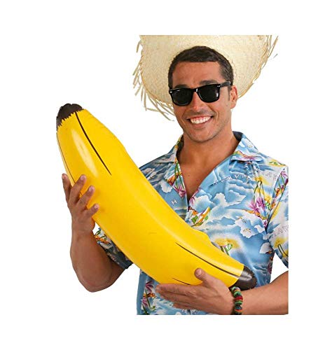 Guirca Fiestas GUI18402 - aufblasbare Banane, 70 cm, Yellow Guirca Fiestas GUI18402 - aufblasbare Banane, 70 cm, Yellow von FIESTAS GUIRCA