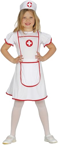 FIESTAS GUIRCA Uniform Krankenschwester-Kostüm für Mädchen M-(7-9 Jahre) von FIESTAS GUIRCA