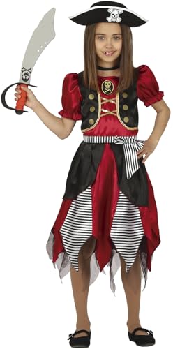 rotes Piraten Kostüm für Mädchen - Größe 110-146 - Kinder Fasching Karneval Halloween, Größe:128/134 rotes Piraten Kostüm für Mädchen - Größe 110-146 - Kinder Fasching Karneval Halloween, Größe:128/134 von FIESTAS GUIRCA