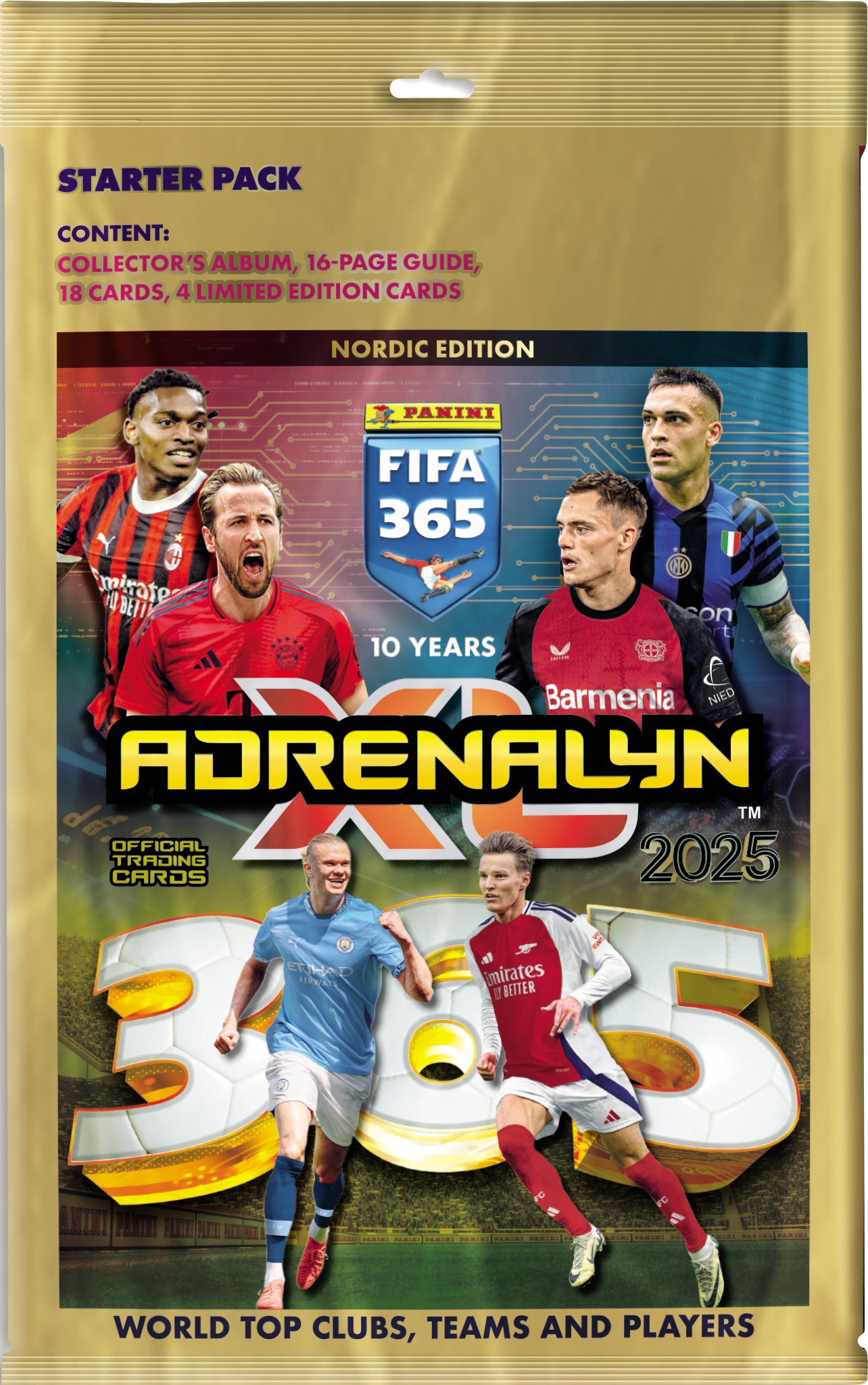 FIFA 365 Adrenalyn XL 2025 Sammelkarten Starterset von FIFA