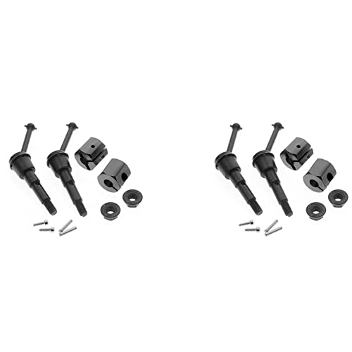 FIGGRITID 4 Stück Antriebswemmmuttern aus Metall CVD und Adapter für SW-01 SW01 1/24 4WD Fernbedienungs-Upgrade Teile, 2 von FIGGRITID