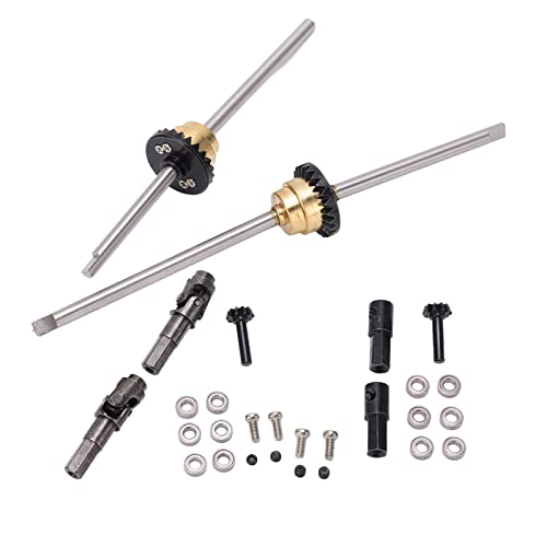 FILFEEL Metallantriebswellenrad, 1Set Bridge Achs Differential Kit RC Differential Kit Aluminiumlegierung für WPL C14 C24 C34 C44 B14 B16 B24 B36 1/16 RC -Auto FILFEEL Metallantriebswellenrad, 1Set Bridge Achs Differential Kit RC Differential Kit Aluminiumlegierung für WPL C14 C24 C34 C44 B14 B16 B24 B36 1/16 RC -Auto von FILFEEL