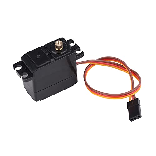 FILFEEL RC-Car-Servo, Metallgetriebe, Wasserdicht, Hoher und Niedriger Stromverbrauch für 1/16, 1/14, 1/12 RC-Car von FILFEEL