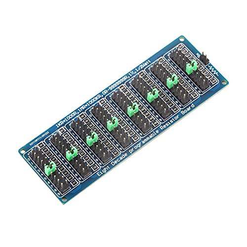 Programmierbare Widerstandsplatine aus Synthetischem Karton 0,1 R – 9999999 R, 8 Abschnitte, 0,1 R Genauigkeit füR Elektronisches Technisches Design von FILFEEL