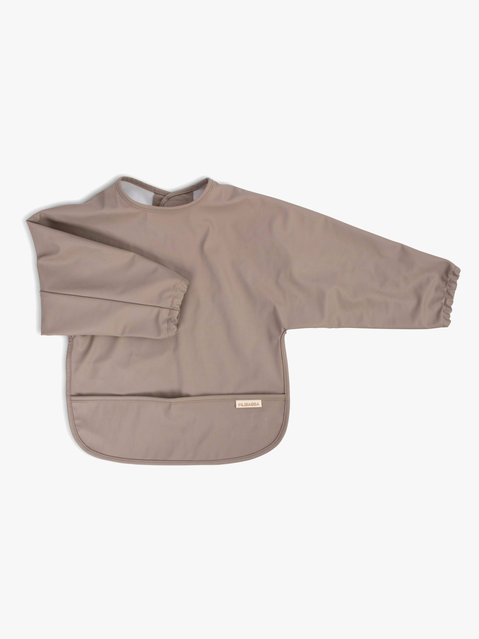 FILIBABBA Langärmliges Lätzchen, Warm Grey FILIBABBA Langärmliges Lätzchen, Warm Grey von FILIBABBA