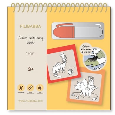 Filibabba Mein liebstes Wassermalbuch - Dinos von FILIBABBA