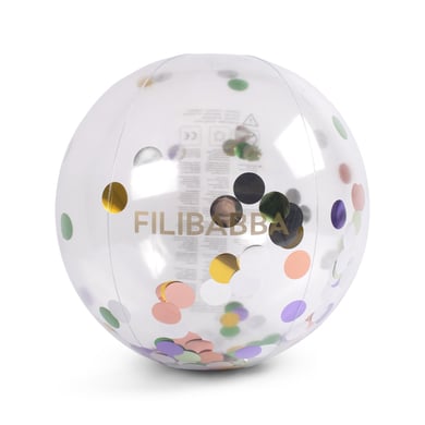 Filibabba Wasserball Alfie - Regenbogen Konfetti von FILIBABBA