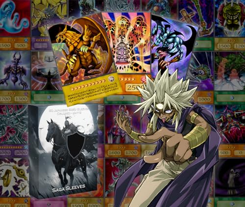 Marik Ishtar, Orica Set Battle City aus dem Yugioh Anime | 60 Karten Deck (11 mit Holo Effekt) + Regel und Effektkatalog + 60 Schwarze Hüllen von FINAL SAGA