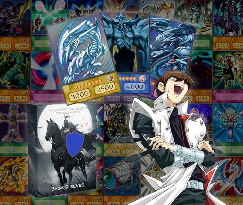 Seto Kaiba, Orica Set Battle City aus dem Yugioh Anime | 60 Karten Deck (13 mit Holo Effekt) + Regel und Effektkatalog + 60 Blaue Hüllen von FINAL SAGA