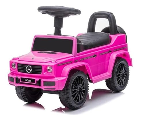 FINOOS Kinder Rutschauto Mercedes G350 - Lizenziert - Rutscher - Lauflernwagen - Lernspielzeug für Kinder Kinder von 12-36 Monaten (Rosa) von FINOOS