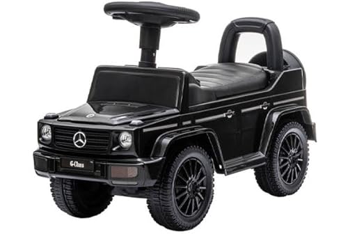 FINOOS Kinder Rutschauto Mercedes G350 - Lizenziert - Rutscher - Lauflernwagen - Lernspielzeug für Kinder Kinder von 12-36 Monaten (Schwarz) von FINOOS