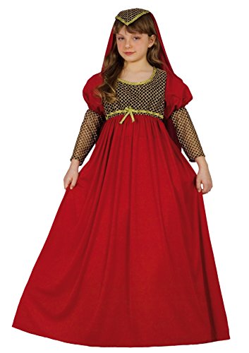 Ciao 61225.L Giulietta Disguise, Girls, Red, L (7-9 anni) von Ciao