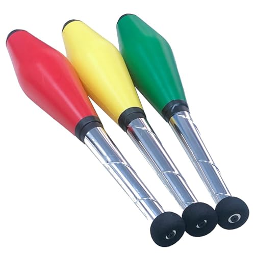 FIRSTXIU 3-teiliges Jonglierstock Set Für Kinder Ultraleichter Jonglierstift Jonglierclub Jonglier Sets Zirkus Requisiten Jonglier Set Lustiges Spielzeug von FIRSTXIU