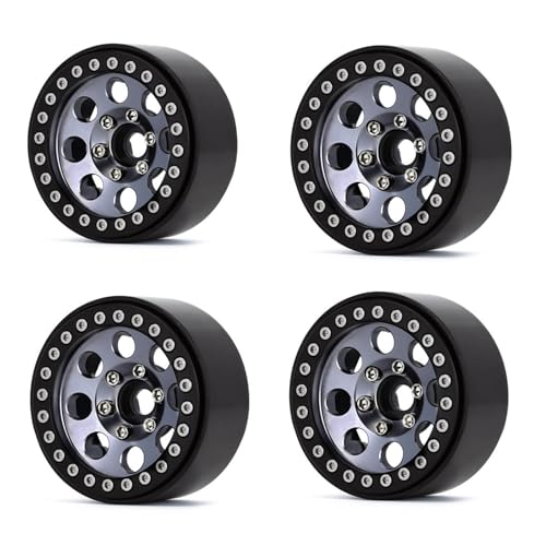 FIRSTXIU 4 PCs Metall Wheel Felgen Tool Für 1/10 Fernbedienungssteuerungsfelgen Für Zubehör Modellauto Spielzeug Beadlockräder FIRSTXIU 4 PCs Metall Wheel Felgen Tool Für 1/10 Fernbedienungssteuerungsfelgen Für Zubehör Modellauto Spielzeug Beadlockräder von FIRSTXIU