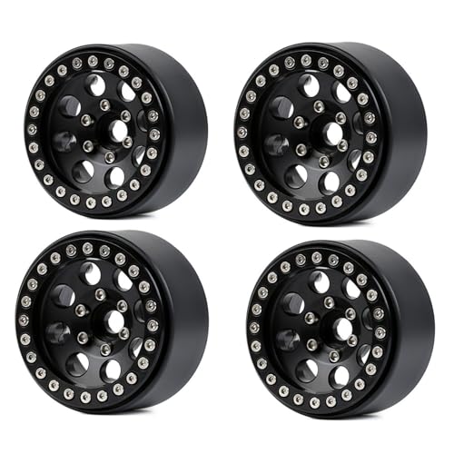 FIRSTXIU 4 PCs Metall Wheel Felgen Tool Für 1/10 Fernbedienungssteuerungsfelgen Für Zubehör Modellauto Spielzeug Beadlockräder FIRSTXIU 4 PCs Metall Wheel Felgen Tool Für 1/10 Fernbedienungssteuerungsfelgen Für Zubehör Modellauto Spielzeug Beadlockräder von FIRSTXIU