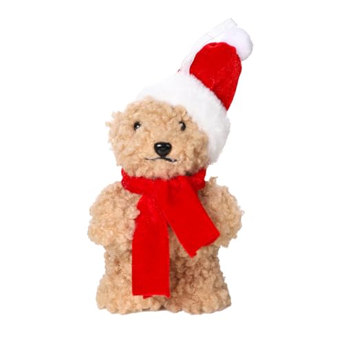 FIRSTXIU Plüsch Weihnachtsgefüllte Bären Tierpuppen Spielzeug Mit Lanyard Feiertagsfeiern Hängen Dekoration Plüschbär Dolls FIRSTXIU Plüsch Weihnachtsgefüllte Bären Tierpuppen Spielzeug Mit Lanyard Feiertagsfeiern Hängen Dekoration Plüschbär Dolls von FIRSTXIU