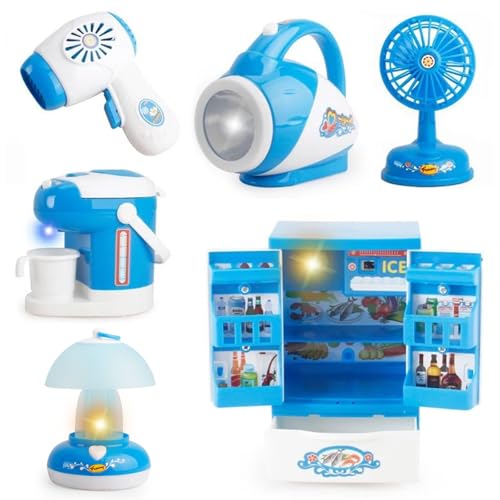 Spielen Sie Küchenelektronik Für Kinder Täglich Verwenden Sie 6 Stück Spielzeugset Mixer Induktion Kochfeld Reiskocher Miniatur Elektrokocher Spielen Sie Küchenelektronik Für Kinder Täglich Verwenden Sie 6 Stück Spielzeugset Mixer Induktion Kochfeld Reiskocher Miniatur Elektrokocher von FIRSTXIU