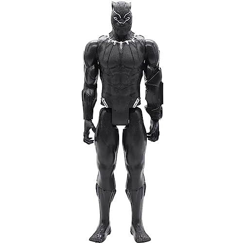 Black Panther Figur 30 cm, Black Figure Avengers Anime Spielzeug Statue beliebte Model Actionfigur Doll Collectibles Sammlerstück Dekoration Ornamente Sammlung Desktop Puppe von FISAPBXC