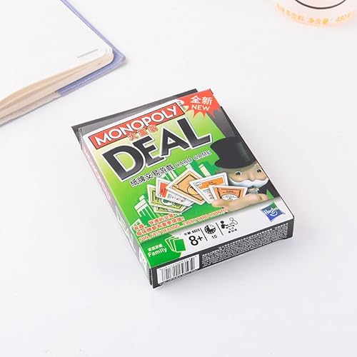 Brettspiele Monopoly Kartenspiel und Gesellschaftspiel Monopoly Kartenspiel Monopoly Deal Kartenspiel Monopoly Brettspiele für Kinder und Familien 3 Kisten von FISAPBXC