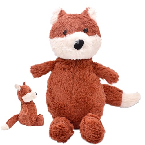 FISAPBXC Fuchs Plüschtier 22cm, Kinder Plüschtiere, Fuchs Pluesch, Weiches Plüsch Spielzeug Süß Plüschpuppe Geschenke für Kinder Mädchen Geburtstag Party Geschenk von FISAPBXC