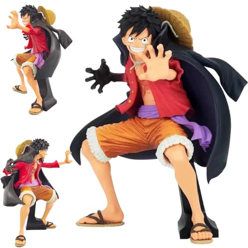 FISAPBXC Onepiece Figur,Onepiece Luffy Anime Figuren PVC Charakter Modell Actionfigur Collectibles Spielzeugpuppe Sammlerstück Dekoration Ornamente Doll Sammlung Desktop,für Anime Fans (19cm) von FISAPBXC