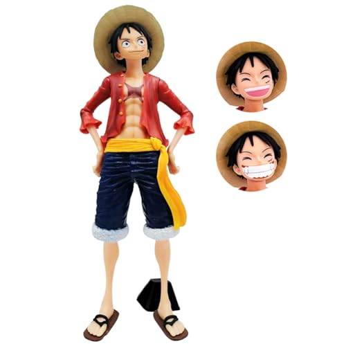 FISAPBXC Onepiece Figur,Onepiece Luffy Anime Figuren PVC Charakter Modell Actionfigur Collectibles Spielzeugpuppe Sammlerstück Dekoration Ornamente Doll Sammlung Desktop,für Anime Fans (27cm) von FISAPBXC