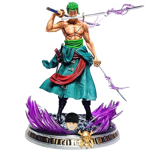 FISAPBXC Onepieece Anime Figur Model,Rorronoa Zorro Theme Anime Figuren PVC Statue Cartoon Actionfiguren Charakter Statue Sammlerstück Ornamente Doll Modell für Kinder Sammlung für Desktop Dekoration von FISAPBXC