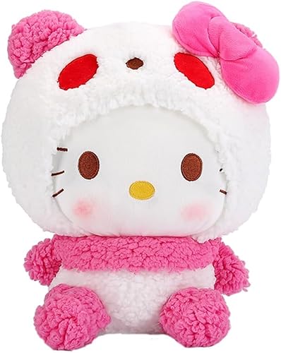 KT Cat Plüschtier, KT Cat Plüsch Spielzeug Plüschspielzeug Plüschfigur Plüschtiere Cartoon Charaktere Plüschpuppen Gefüllte Plüsch Puppe Kissen Flauschige Figur für Kinder Geschenke(35cm) von FISAPBXC