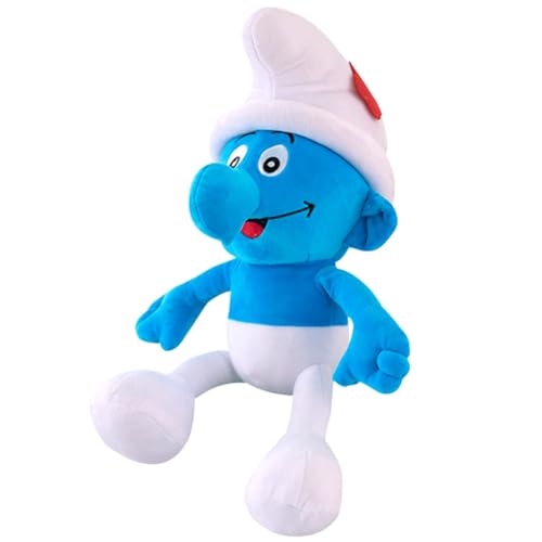 Smurrfs Plüschtiere, Smurrfs Plüsch Spielzeug Stofftier Plüschpuppe Kinderspielzeug Plüschtiere Kinderpuppe Plush Toy Stuffed Animals Toy Plüschfiguren für Kindergeburtstag Weihnachten Geschenk(35CM) von FISAPBXC