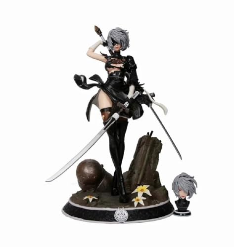 Anime Game NieR: Automata Character Yorha No. 2 Type B Action Figure Miss 2B Beautiful Girl Cartoon Toy Ornaments Model Doll Gift Box von FITTG