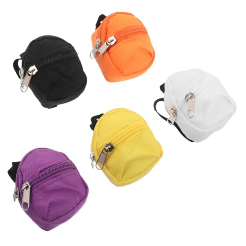 FIXOSHEE 5 Stück Mini-Rucksack Rucksack-Schlüsselanhänger für Mädchen Geldbörse Schulrucksack Schlüsselanhänger Halter für Lippenbalsam dekorative Rucksackanhänger Reisebeutel Oxford-Stoff FIXOSHEE 5 Stück Mini-Rucksack Rucksack-Schlüsselanhänger für Mädchen Geldbörse Schulrucksack Schlüsselanhänger Halter für Lippenbalsam dekorative Rucksackanhänger Reisebeutel Oxford-Stoff von FIXOSHEE