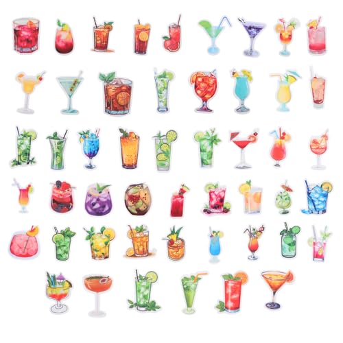 FIXOSHEE 50 Stück DIY Aufkleber Wein Glas Motive Selbstklebend Dekorative Sticker für Flaschen Geschenkverpackung Scrapbook Tagebuch Gestaltung FIXOSHEE 50 Stück DIY Aufkleber Wein Glas Motive Selbstklebend Dekorative Sticker für Flaschen Geschenkverpackung Scrapbook Tagebuch Gestaltung von FIXOSHEE
