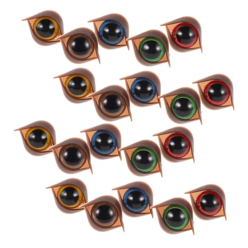 FIXOSHEE 50 Stück Teiliges Doppelte Augenlider Sicherheitsaugen mit Unterlegscheibe für Häkeltiere DIY Bastelaugen für Plüschtiere Puppen Zubehör FIXOSHEE 50 Stück Teiliges Doppelte Augenlider Sicherheitsaugen mit Unterlegscheibe für Häkeltiere DIY Bastelaugen für Plüschtiere Puppen Zubehör von FIXOSHEE