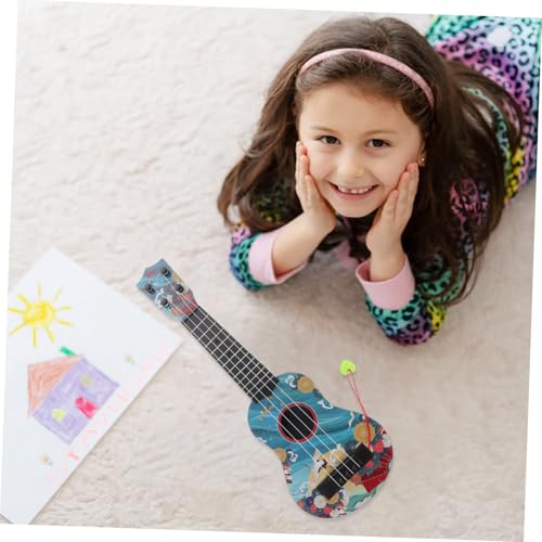 FIXOSHEE Kinderspielzeug Mini Gitarre Musikinstrument Modell Spielbare Verstellbare Saiten Buntes Design Kindgerechtes Sicheres Lernspielzeug für Anfänger und Musikalische Früherziehung FIXOSHEE Kinderspielzeug Mini Gitarre Musikinstrument Modell Spielbare Verstellbare Saiten Buntes Design Kindgerechtes Sicheres Lernspielzeug für Anfänger und Musikalische Früherziehung von FIXOSHEE