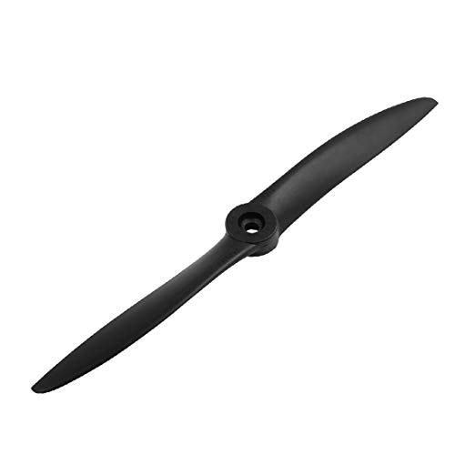 Lon0167 Propeller-Paddel, Kunststoff, schwarz, mit RC-Flugzeugstütze, zuverlässige Wirksamkeit, 241,5 x 152,5 mm Schaft-Adapterring (ID: 914 fe 56 213) von FIYA