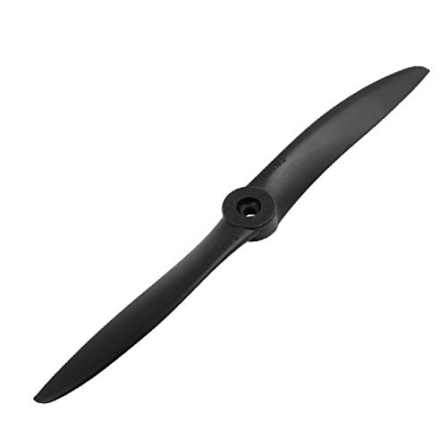 Lon0167 Propeller-Paddel aus schwarzem Kunststoff mit RC-Flugzeugstütze, zuverlässige Wirksamkeit, 292 x 153 mm Schaft-Adapterring (ID: A39 C0 62 E9F) von FIYA