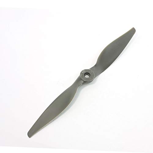 Lon0167 RC Flugzeug Propeller 25,4 cm zuverlässige Wirksamkeit Länge 10 x 7E Adapterringe Set (ID: B49 0F 45 ADF) von FIYA