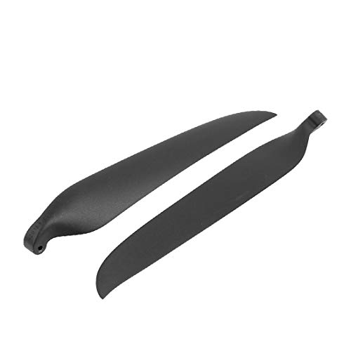 Lon0167 RC Gleitflugzeuge, schwarz, zuverlässige Effizienz, zusammenklappbare Propellerschaufeln, 393 mm x 241 mm (ID: e09 1e 71 24d) von FIYA