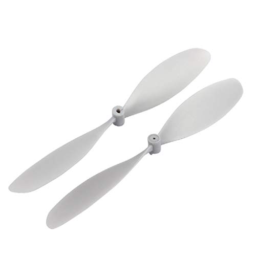 New Lon0167 1 Paar Silbergrau Kunststoff RC Flugzeug Propeller Paddel 7060 + Achsenadapter Ring(1 Paar Silber Grau Kunststoff RC Flugzeug Propeller Paddel 7060 + Welle Adapterring) von FIYA