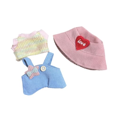 FLCPJGV 15 cm Plüschpuppenbekleidung, Puppenmode für Kleine Kuscheltiere von FLCPJGV