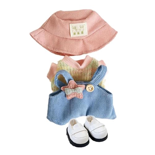 FLCPJGV 15 cm Plüschpuppenkleidung, Niedliche Accessoires für Kuscheltiere, Rosa Hut von FLCPJGV