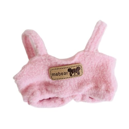 FLCPJGV 15 cm Plüschpuppenmode Stylische Outfits für Kleine Puppen, Rosa von FLCPJGV