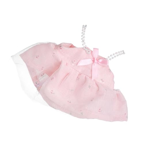 FLCPJGV 20cm Puppe Kleid Kostüme Foto Requisiten Bequem für Kinder DIY Puppe Spielzeug Outifit Dress up, Rosa von FLCPJGV