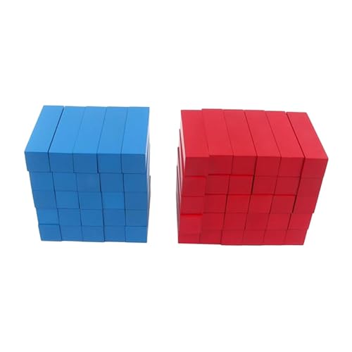 FLCPJGV 55Pcs Kinder Balancing Puzzles Spielzeug Bunte Holz Ziegel für Jungen Mädchen Geschenke von FLCPJGV