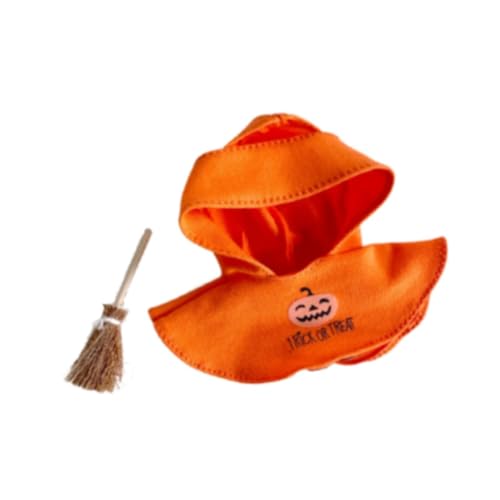 FLCPJGV 6,69 Zoll Puppenkleidung, Puppenzubehör, Puppenkleidung, süße Puppenkostüme als Geschenk, Orange von FLCPJGV