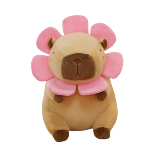 FLCPJGV Capybara-Plüschtier, realistisches Kuscheltier, Stofftier, Kinderzimmer-Dekor für Teenager, Braun, 45cm von FLCPJGV