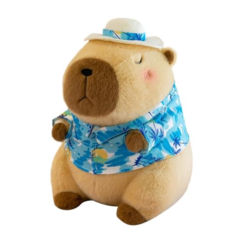 FLCPJGV Flauschiges Capybara Stofftier für Kinderzimmer, BLAU von FLCPJGV