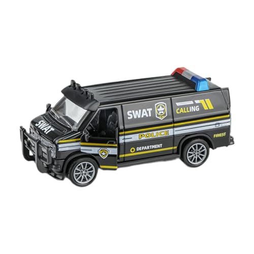 FLCPJGV Hochwertiges Feuerwehrauto Modell, Maßstab 1/32, Legierungsspielzeug, Schwarz von FLCPJGV