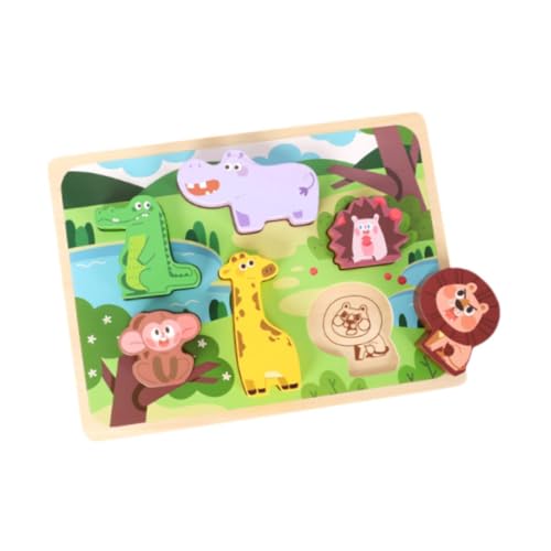 FLCPJGV Holzpuzzle für Kinder, Lernspielzeug Zur Förderung Der Entwicklung Ab 4 Jahren, Geschenke für Jungen Und Mädchen, Wald von FLCPJGV