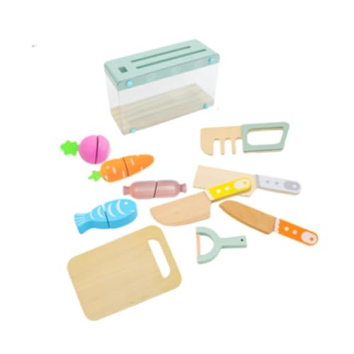 FLCPJGV Kinder Messer Set Holz Küche Utensilien Spielset für Picknicks Urlaub Kinder von FLCPJGV